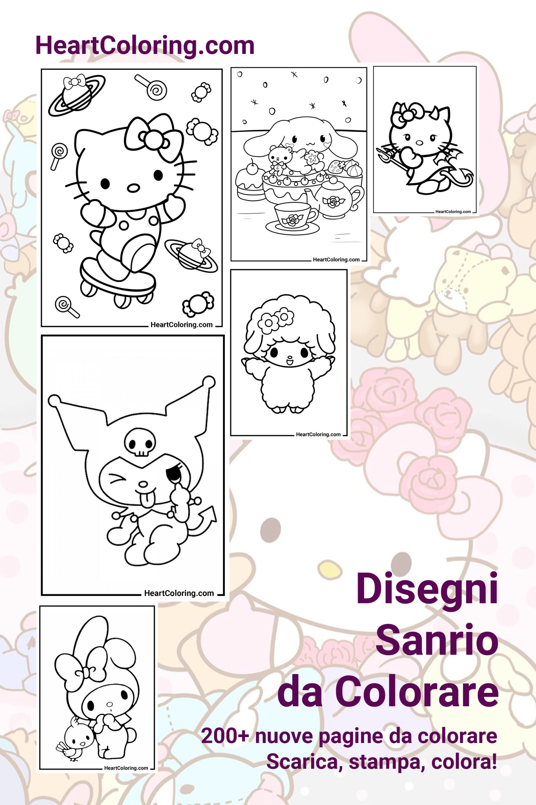 Disegni Sanrio da Colorare